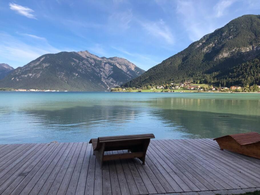 Urban Mountain Chalet With Lake View Maurach  Kültér fotó